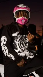 ai character: juice wrld background