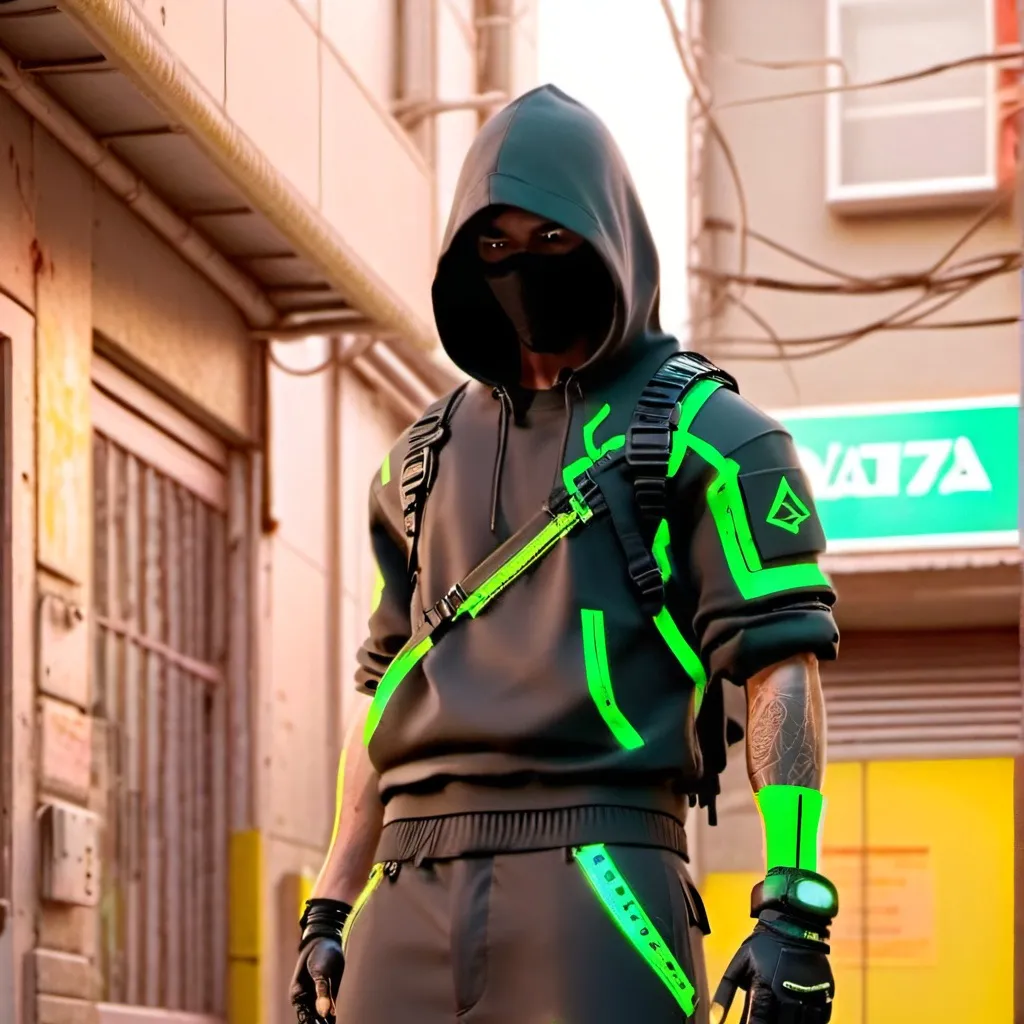 chat with ai character: NeonPixelRogue