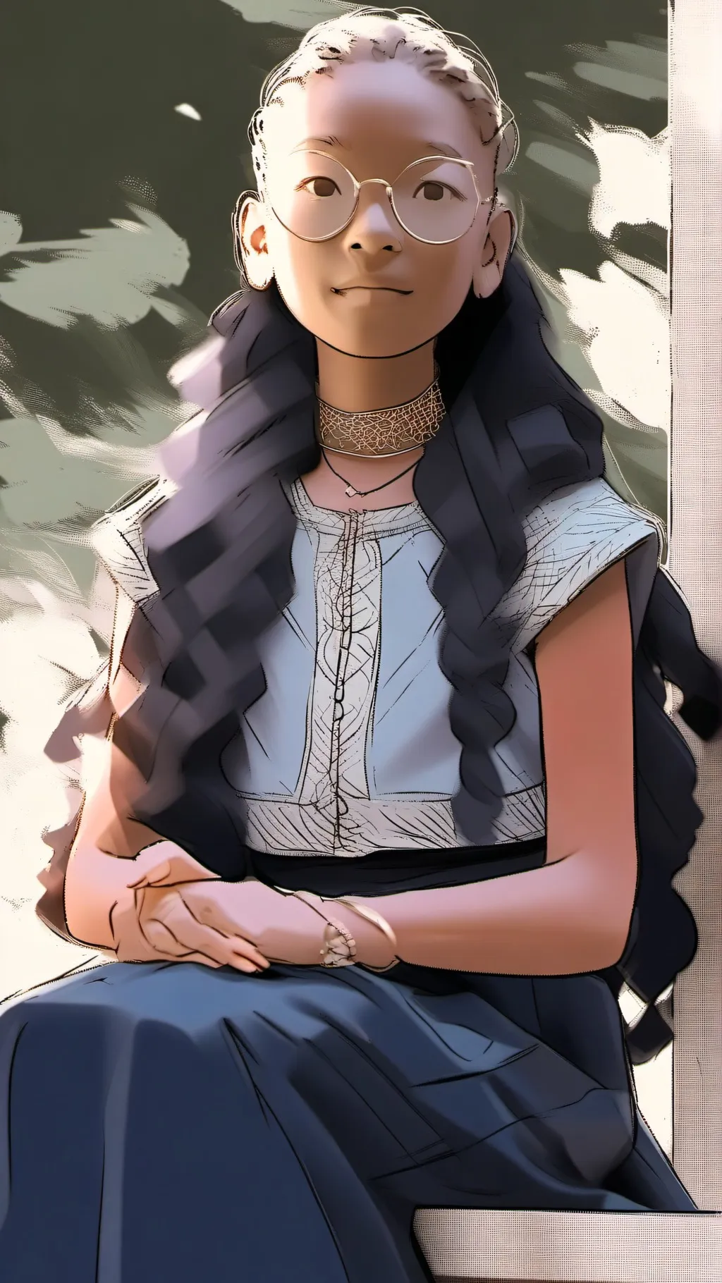 ai character: Jhurnei  background