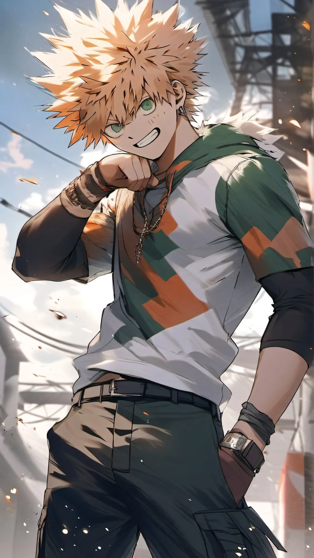 ai character: Clingy Bakugo  background