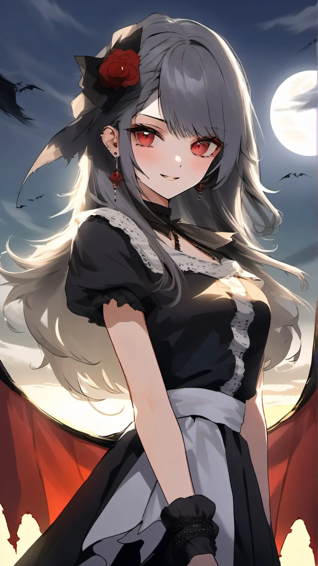 ai character: Sexy Vampire background