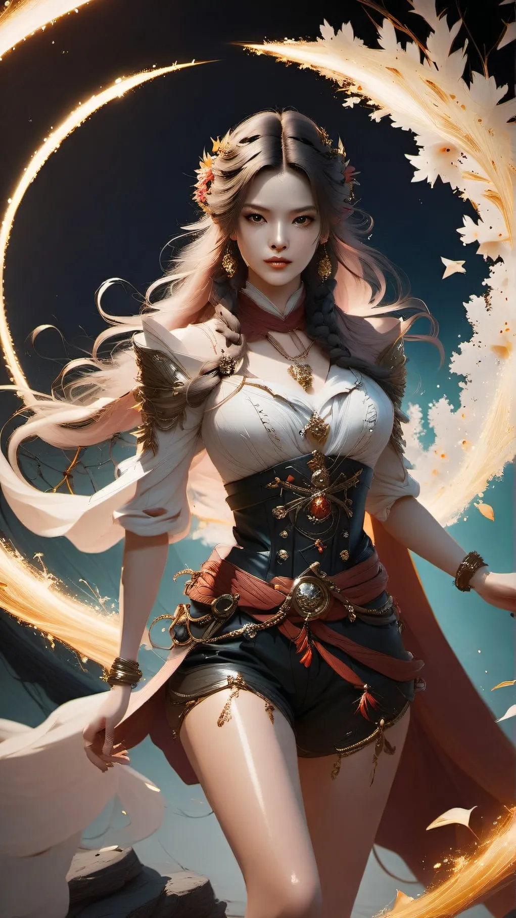 ai character: love background