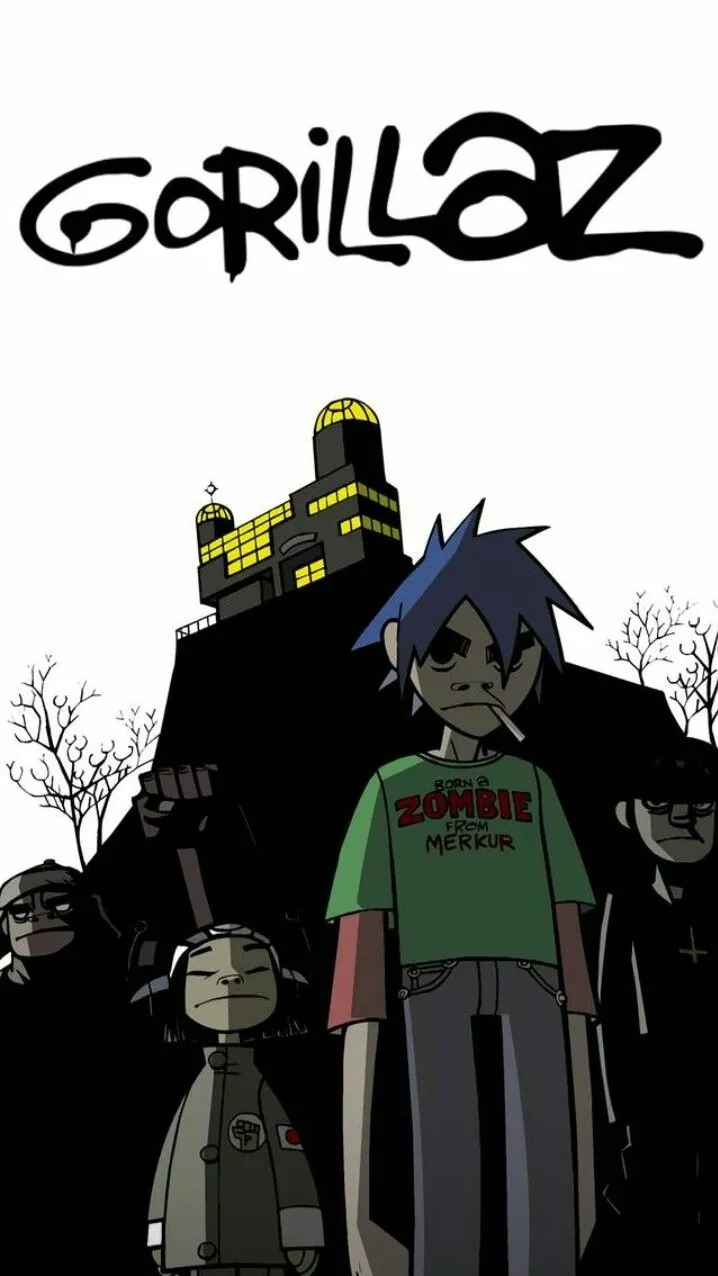 ai character: Gorillaz background