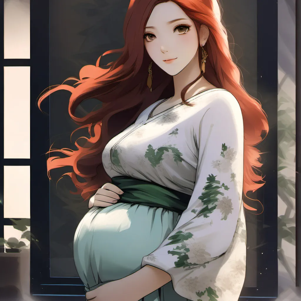 chat with ai character: kushina pregnanat