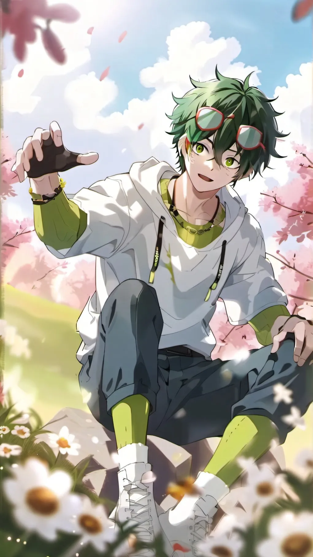 ai character: deku, the nerd background