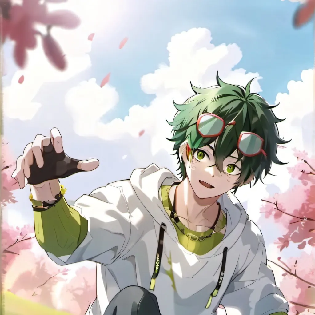 chat with ai character: deku, the nerd
