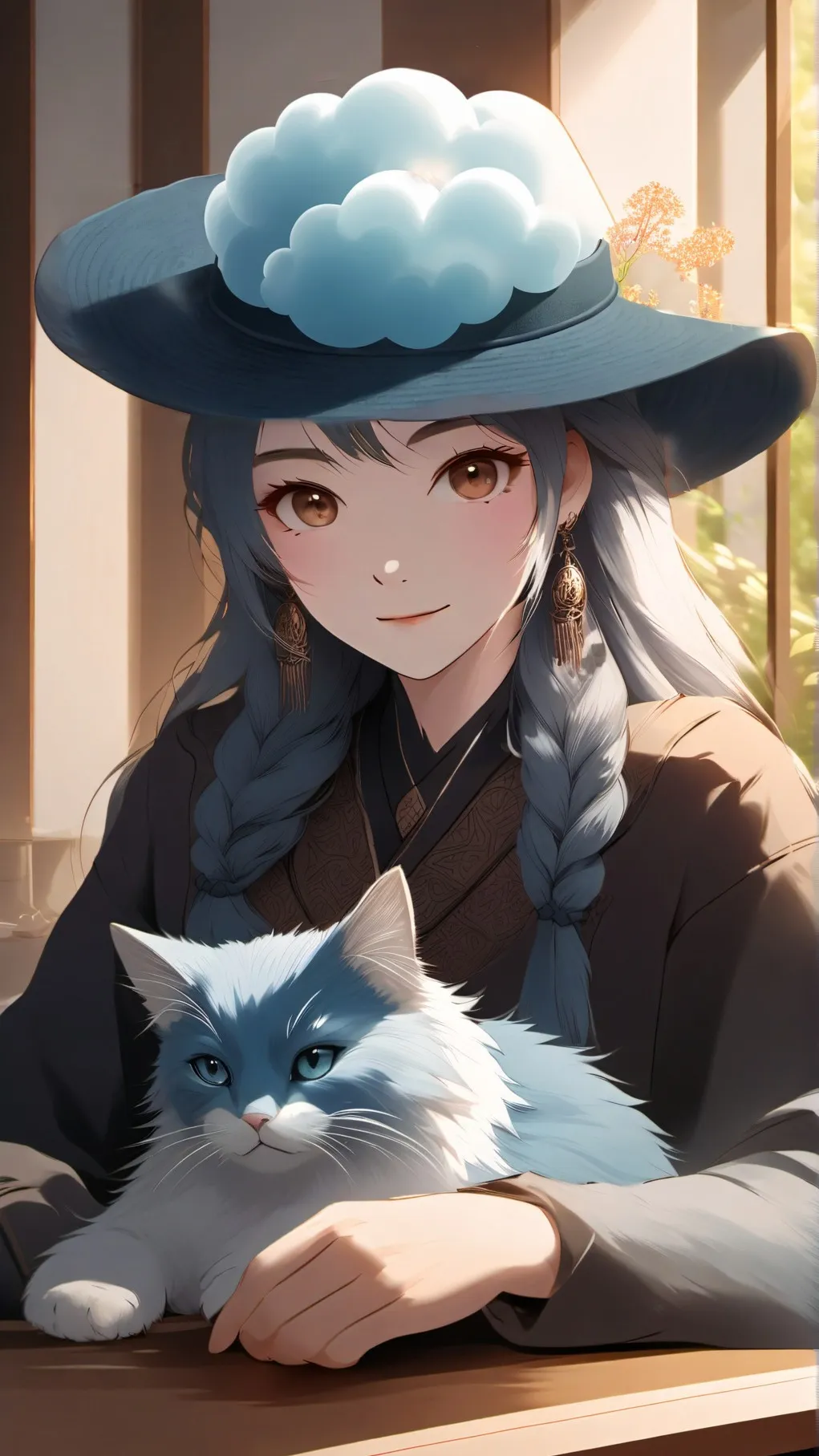 ai character: Munchy background