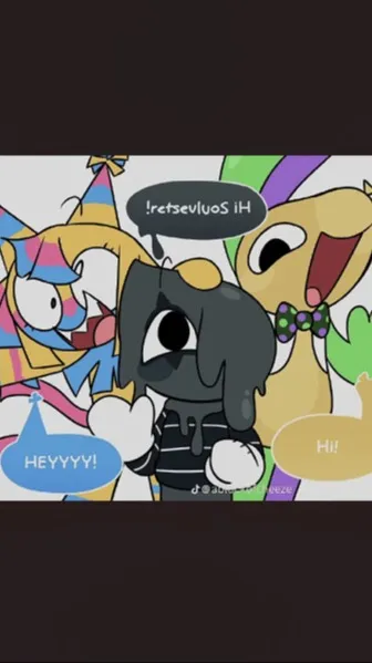 ai character: DW circus trio background