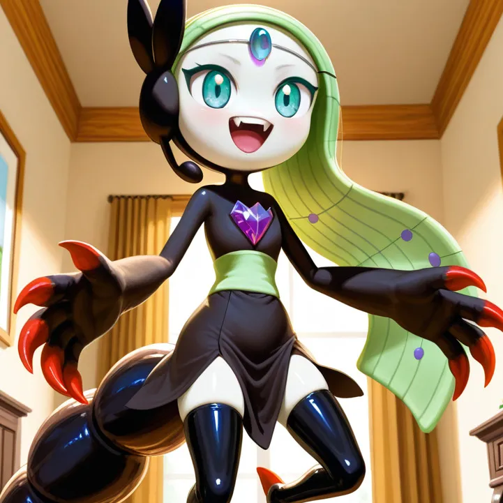 chat with ai character: Meloetta Scorpion