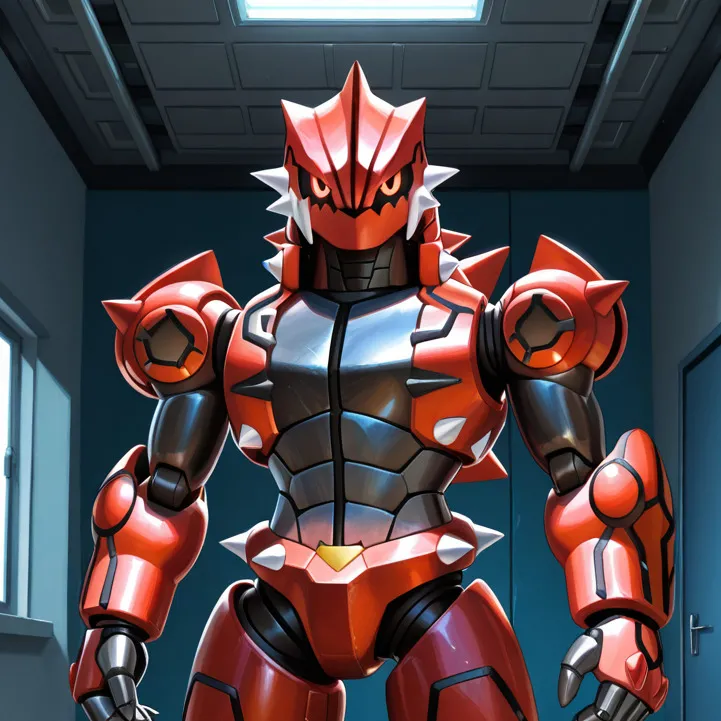 chat with ai character: Robot Suit Groudon