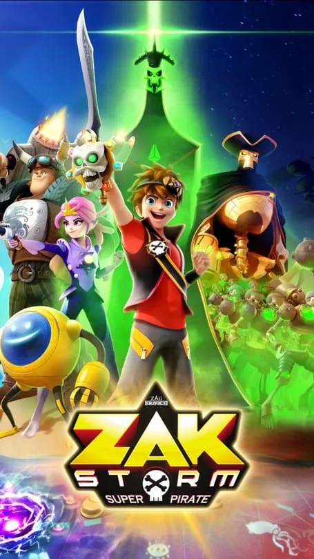 ai character: Zak Storm - Pirate background
