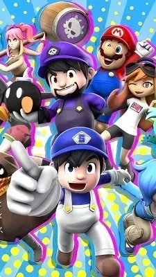 ai character: SMG 4 Universe background