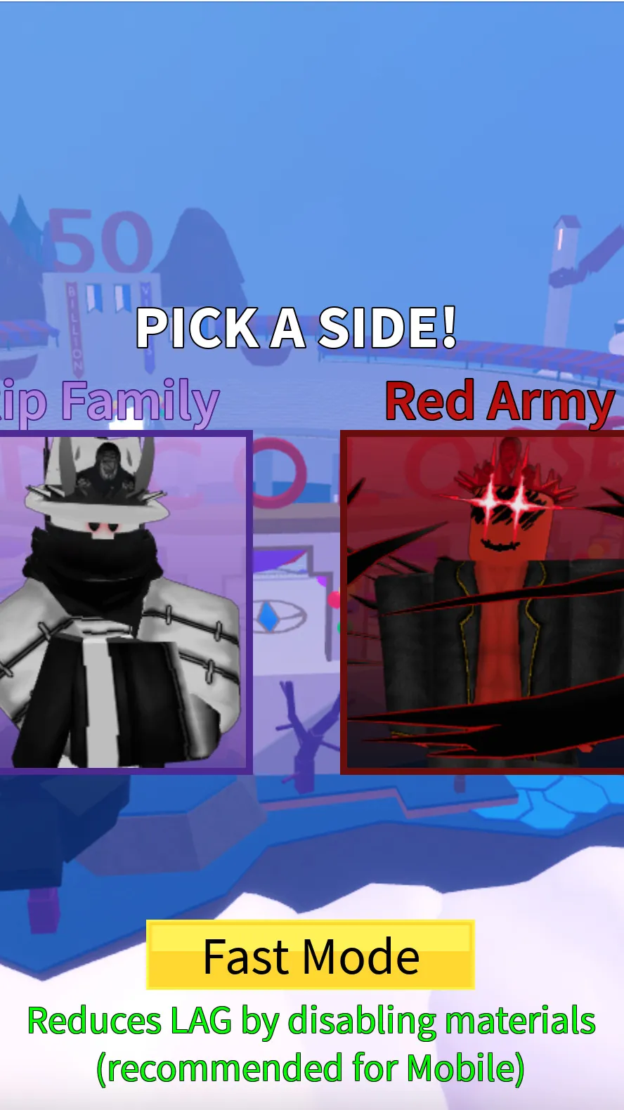 ai character: 50B Celebration background