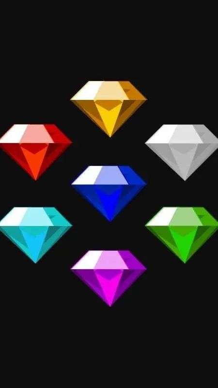 ai character: Chaos Emeralds background