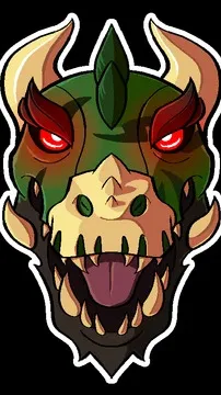 ai character: T-Rex Club background