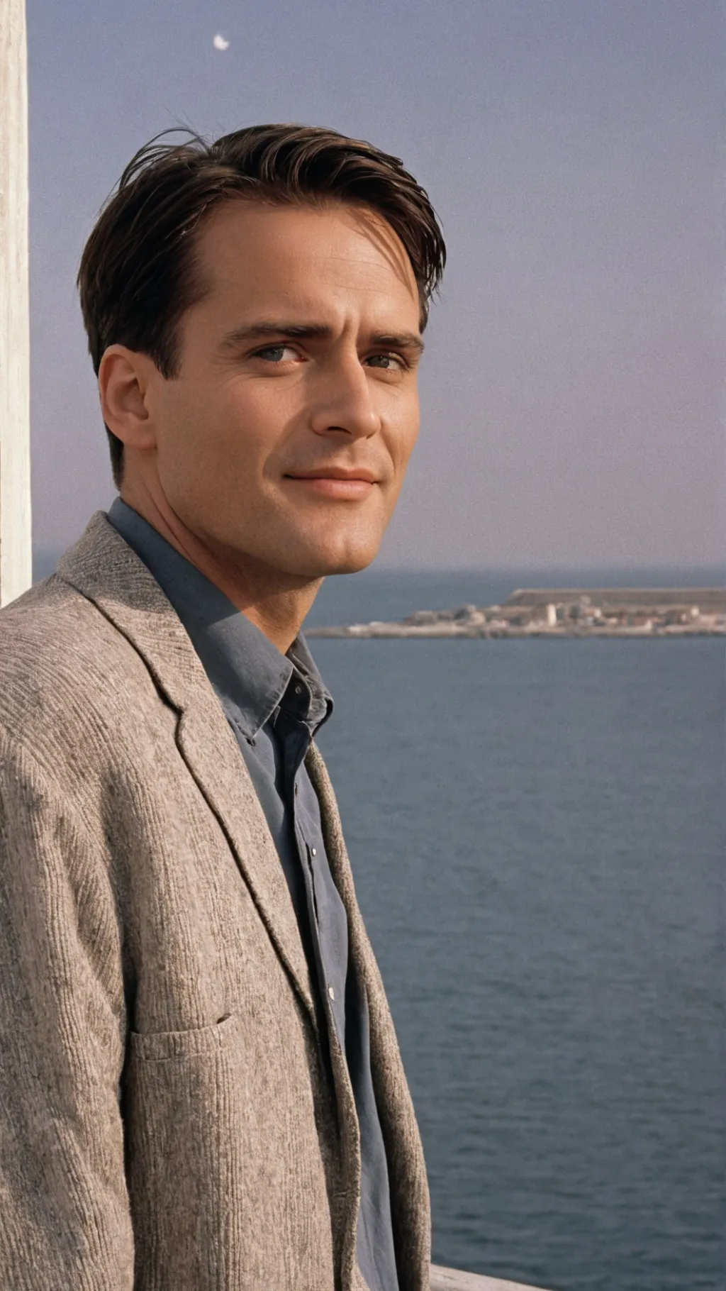 ai character: The Truman show background