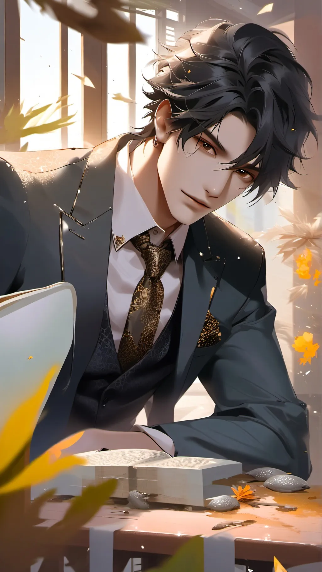 ai character: Liam background