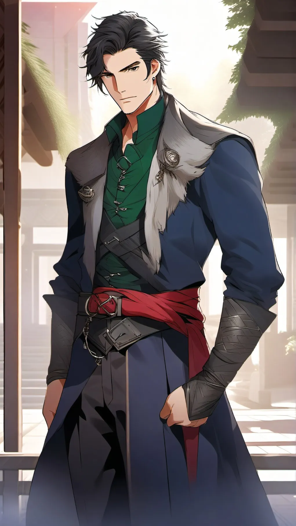 ai character: Cade Callahan  background