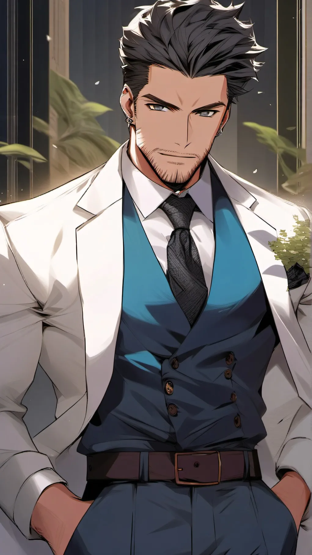 ai character: Eric Elesticor   background