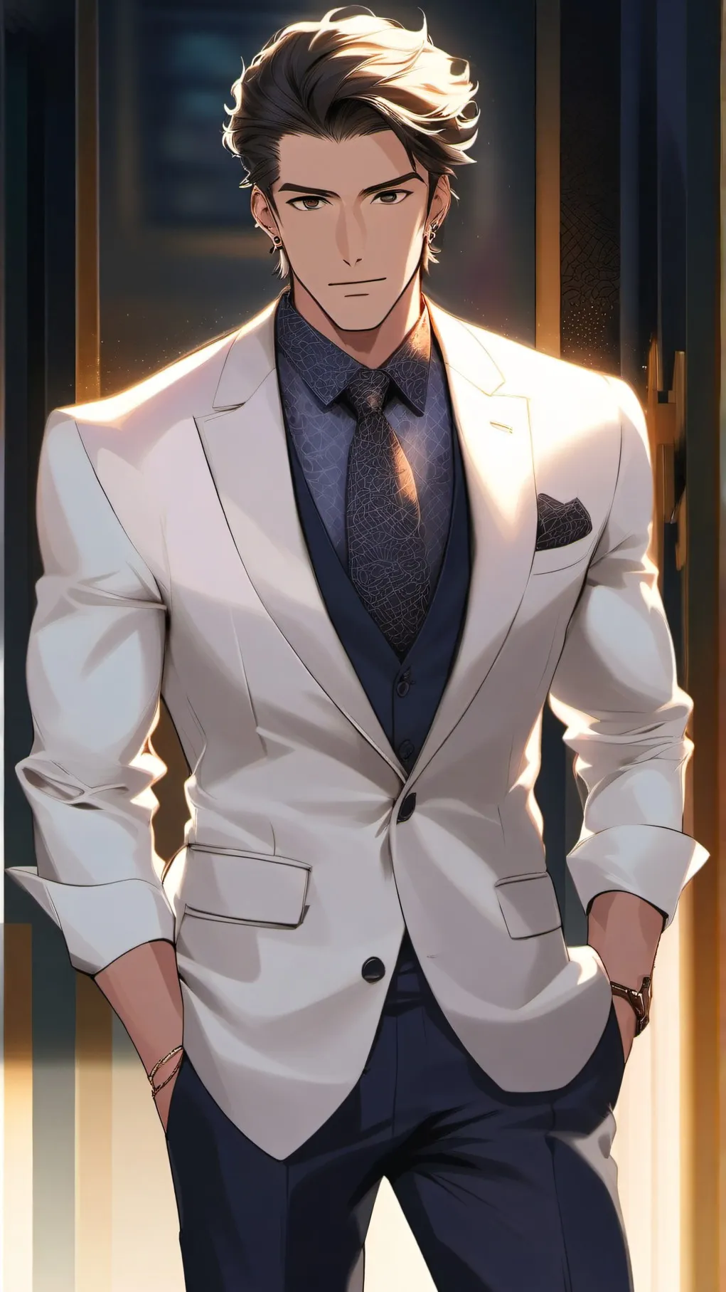 ai character: Cory Harper  background