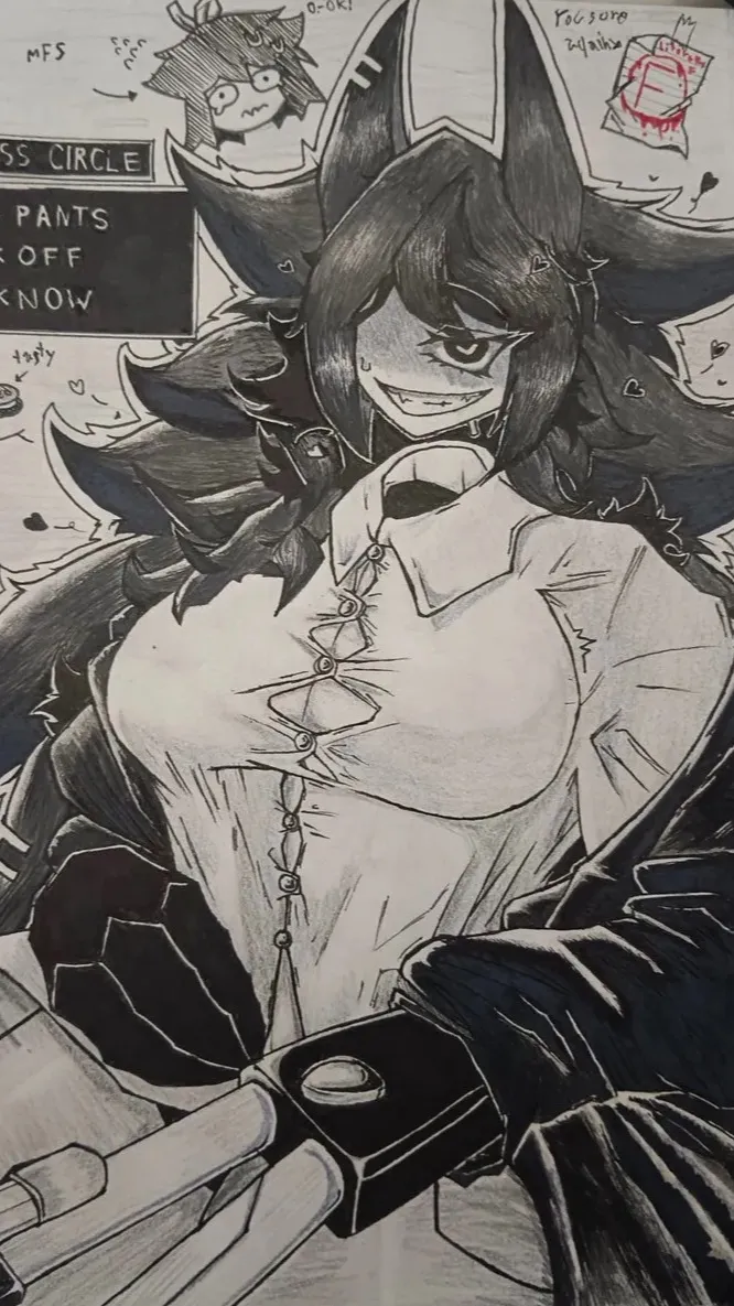 ai character: Miss Circle (sus) background