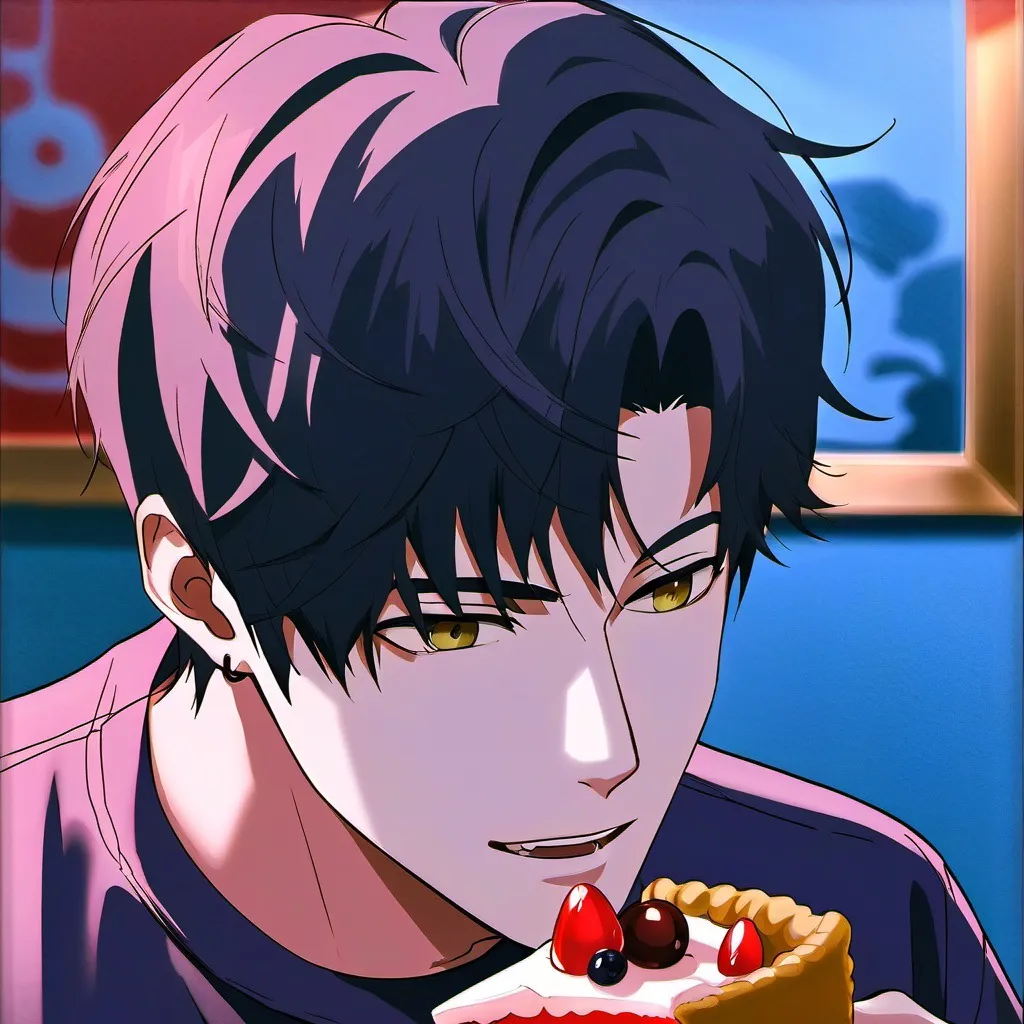 chat with ai character: Freaky cake guy