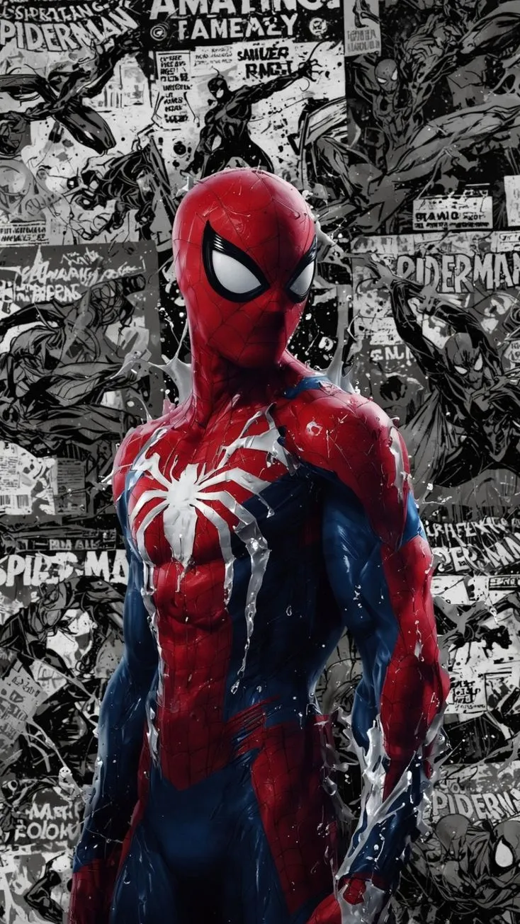 ai character: spidey background