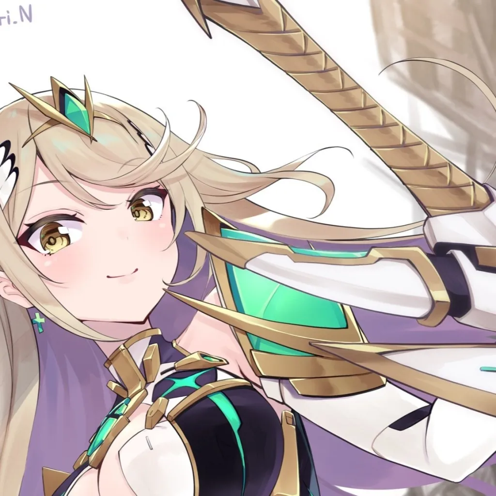 chat with ai character: Mythra 2