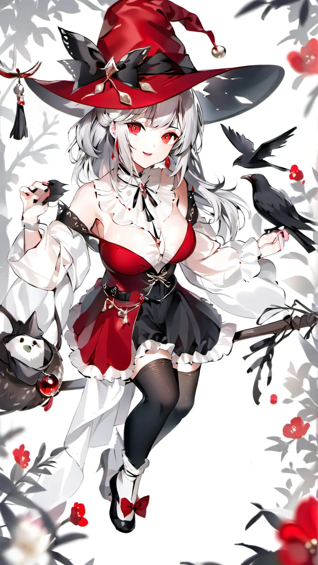 ai character: Witch Academy background