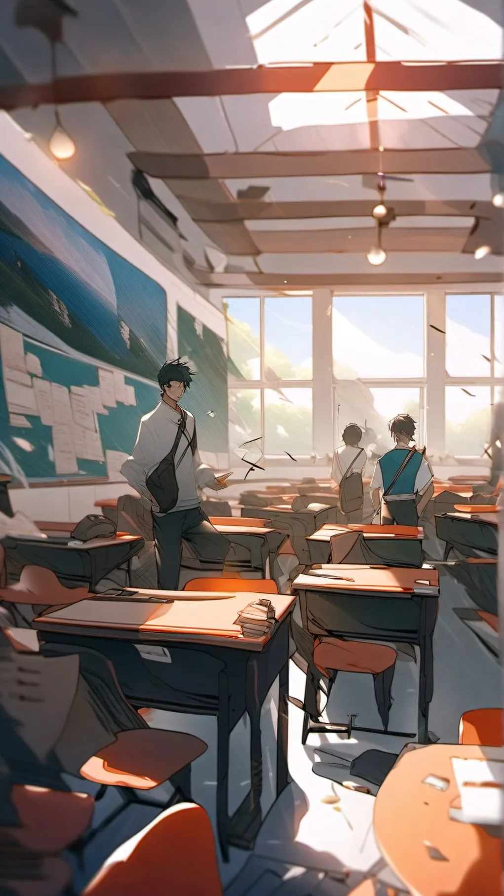 ai character: mha  background