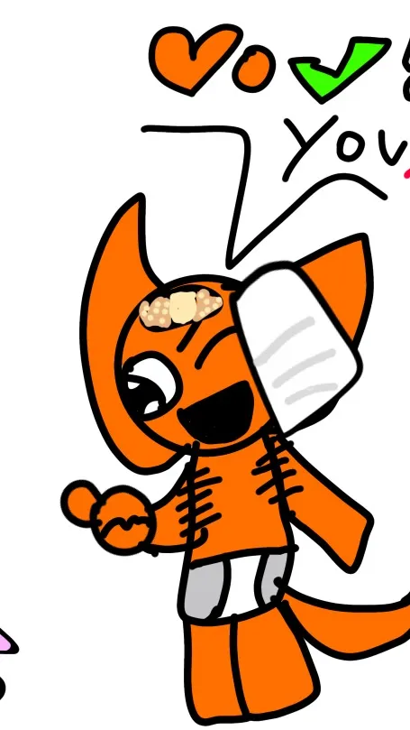 ai character: Don’t abuse orange background