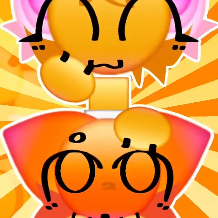 chat with ai character: Orange and yellow 