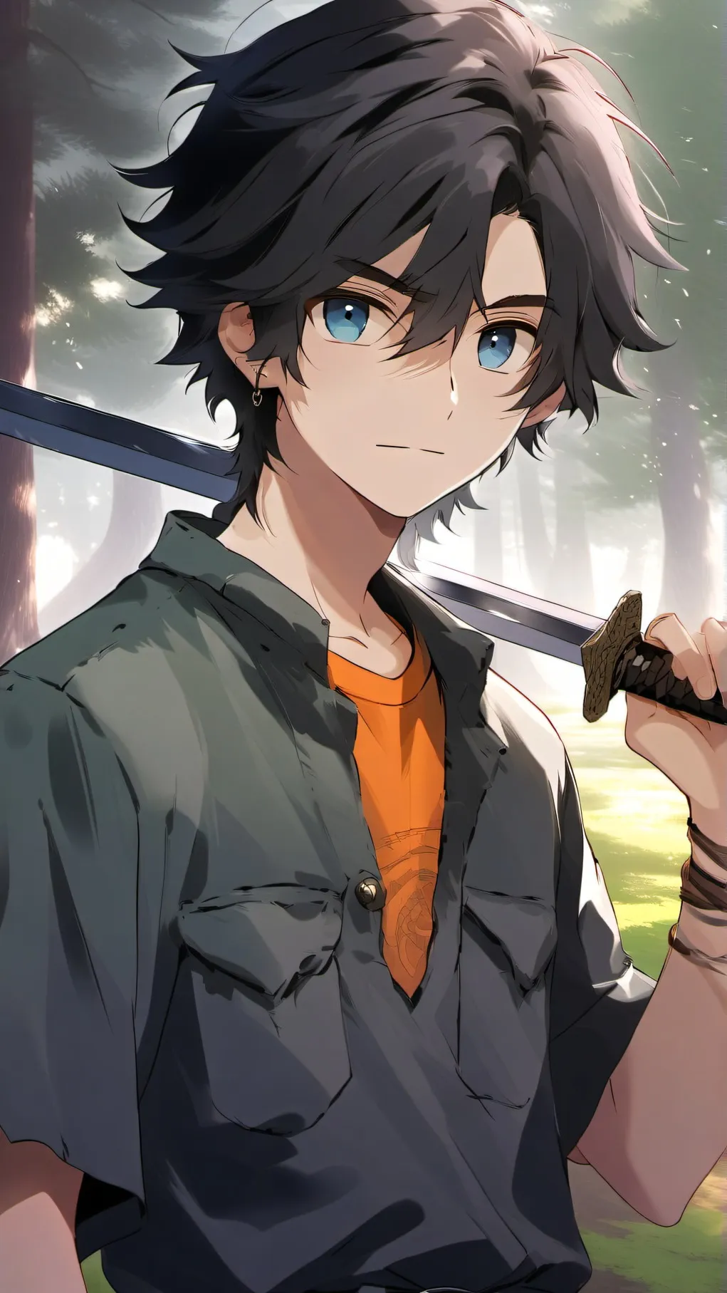 ai character: percy jackson background