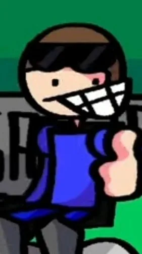 ai character: Dave [FnF D&B] background