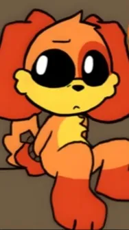ai character: Tied up Dogday background