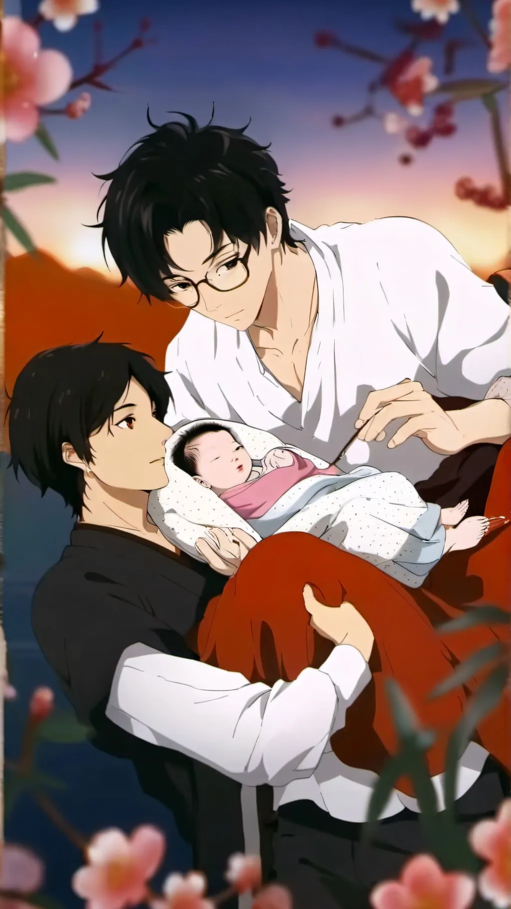 ai character: Newborn  background