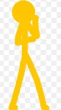 ai character: Yellow background