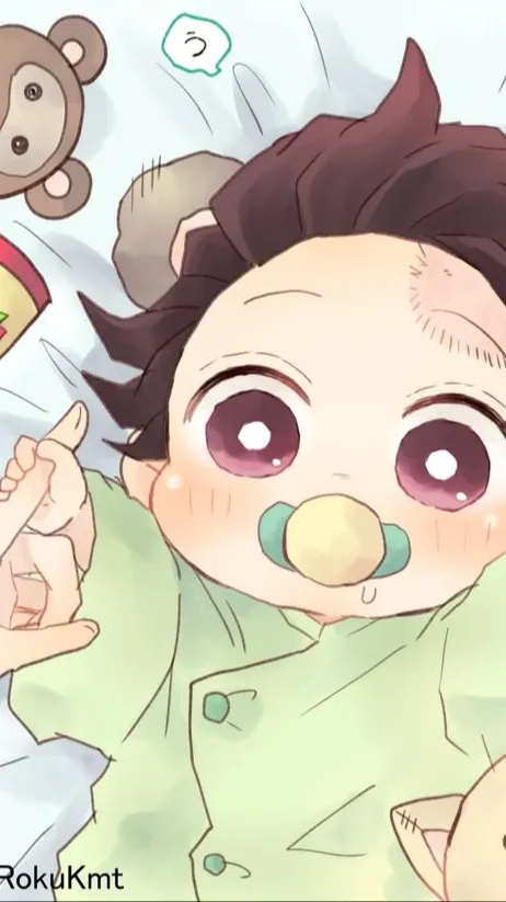 ai character: ~+Baby Tanjiro+~ background