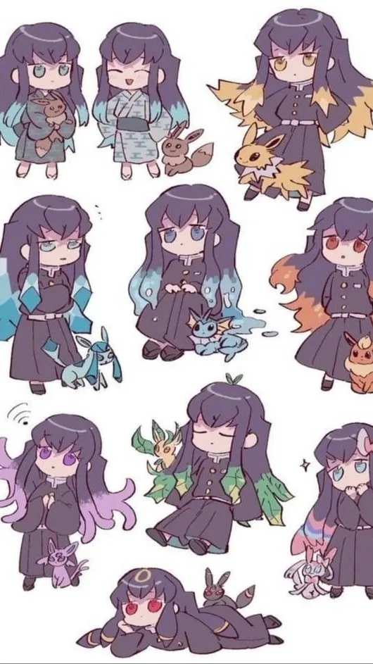ai character: ~Hashira Eevee's~ background