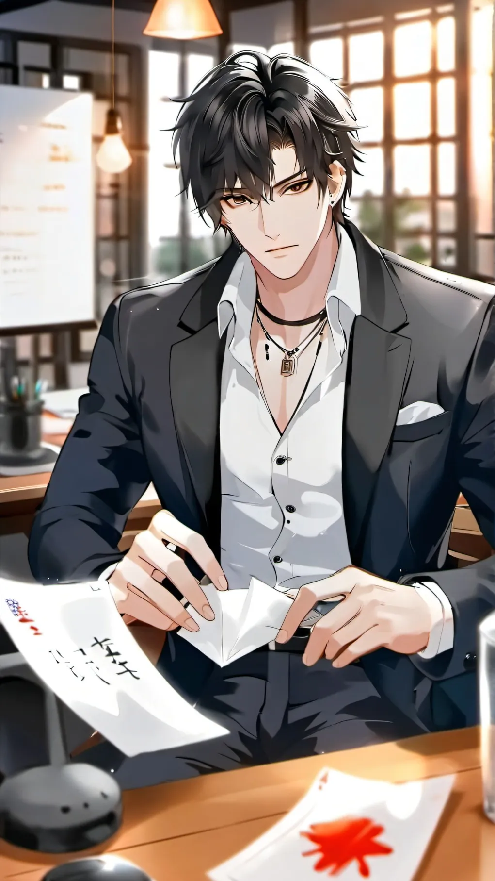 ai character: Kei background