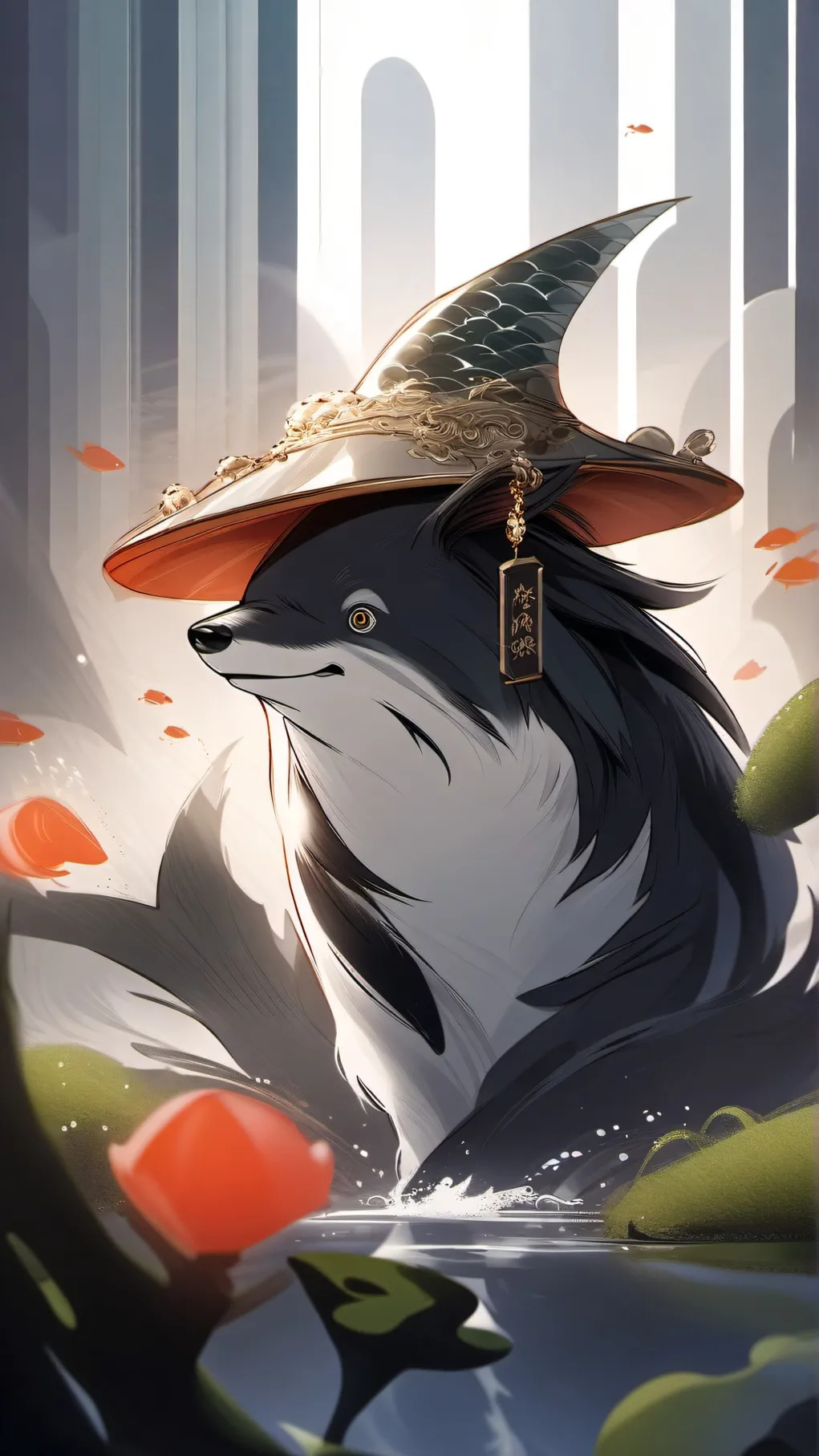 ai character: bloopy background
