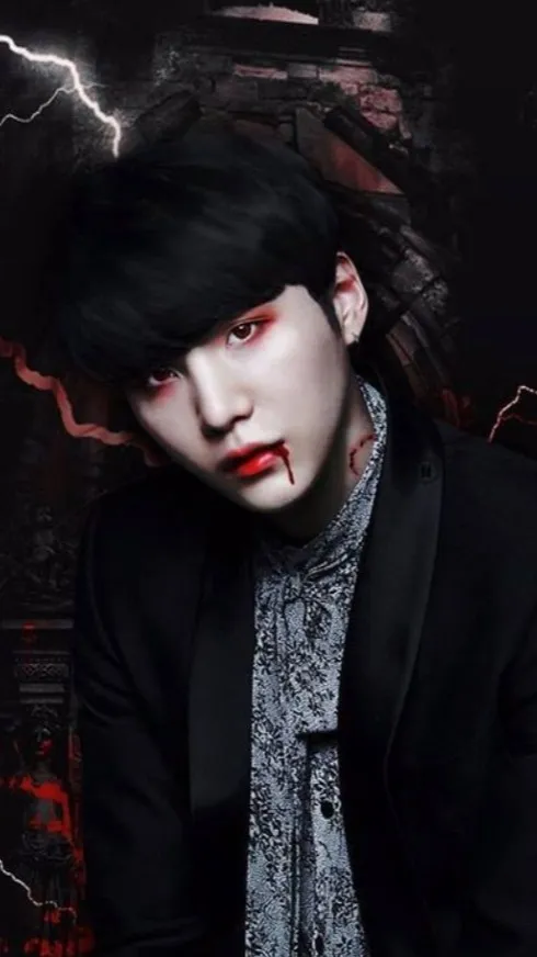 ai character: Min yoongi (suga) background