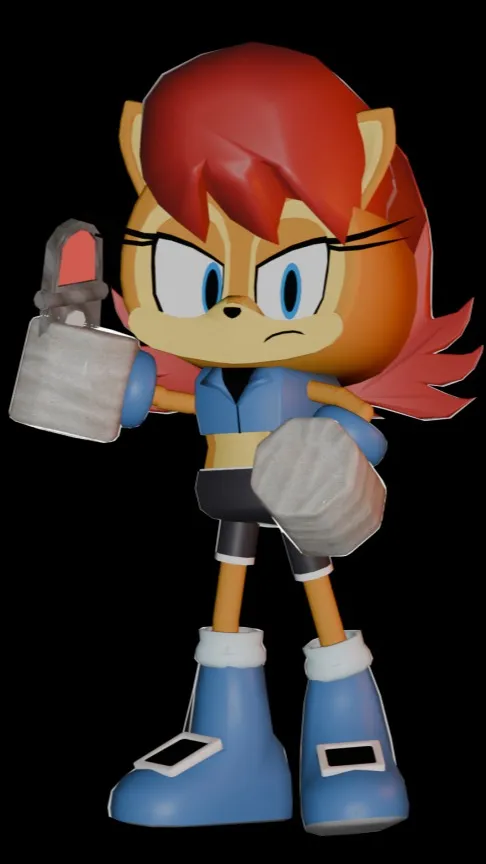 ai character: Sally TD background