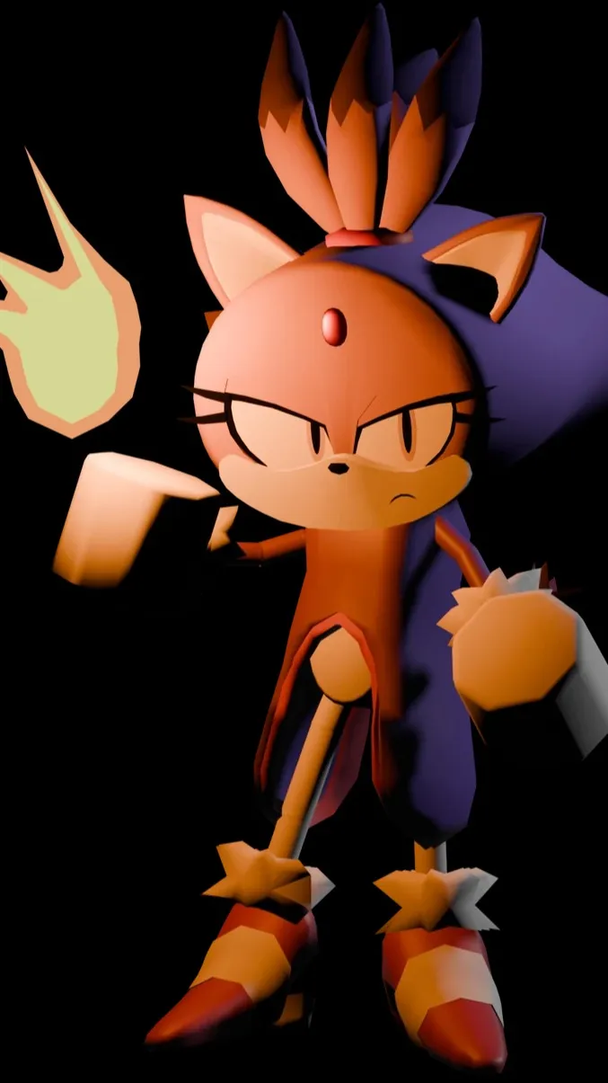 ai character: Blaze TD background