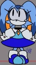 ai character: Rewrite Cream background