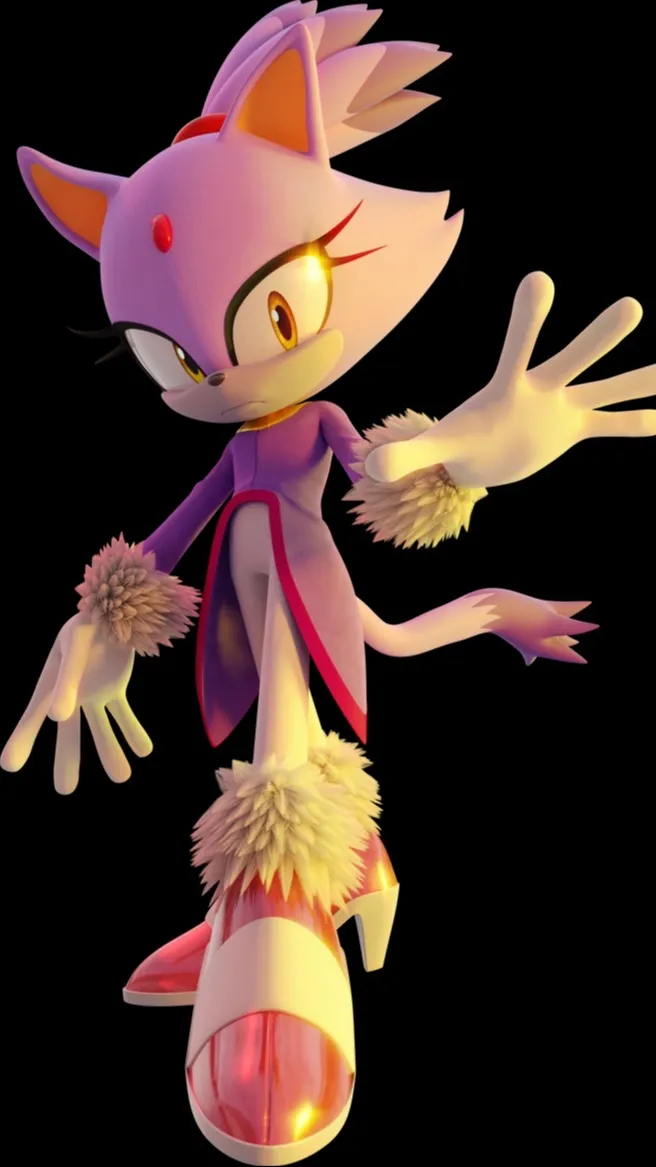 ai character: Blaze T Cat background
