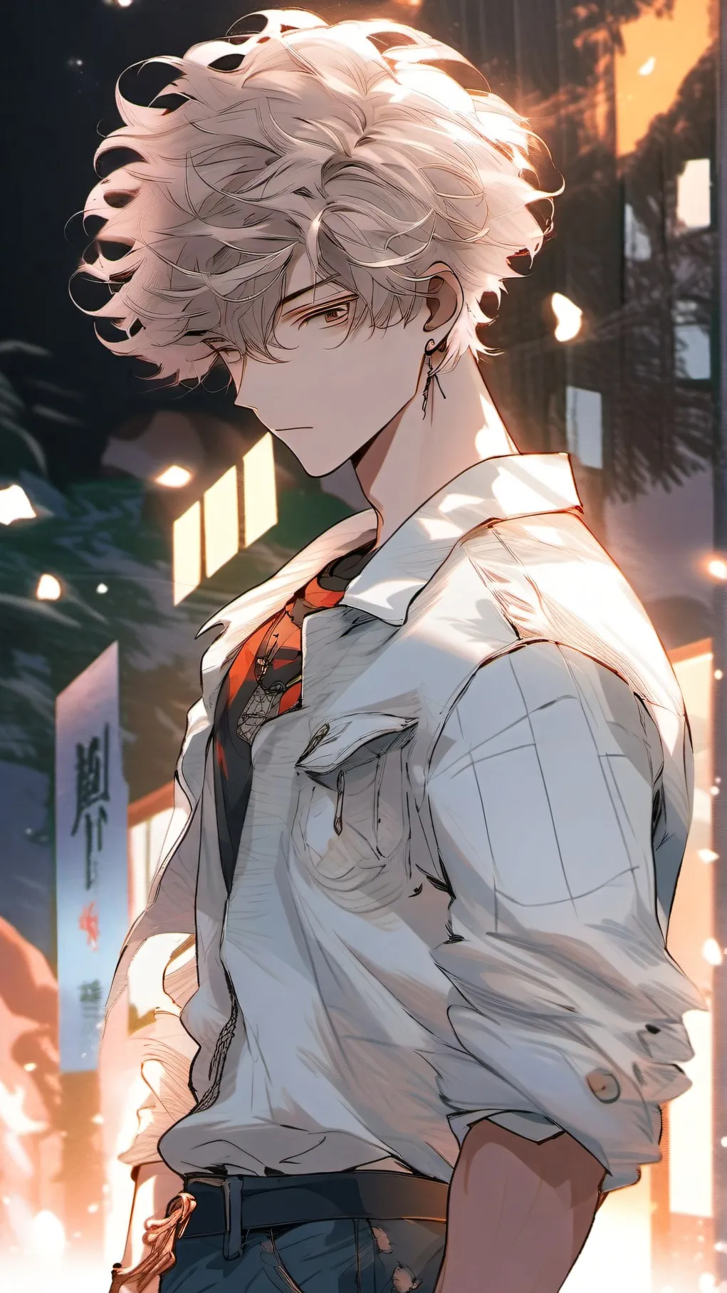 ai character: Theo background