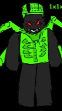 ai character: 1x1x1x1 background