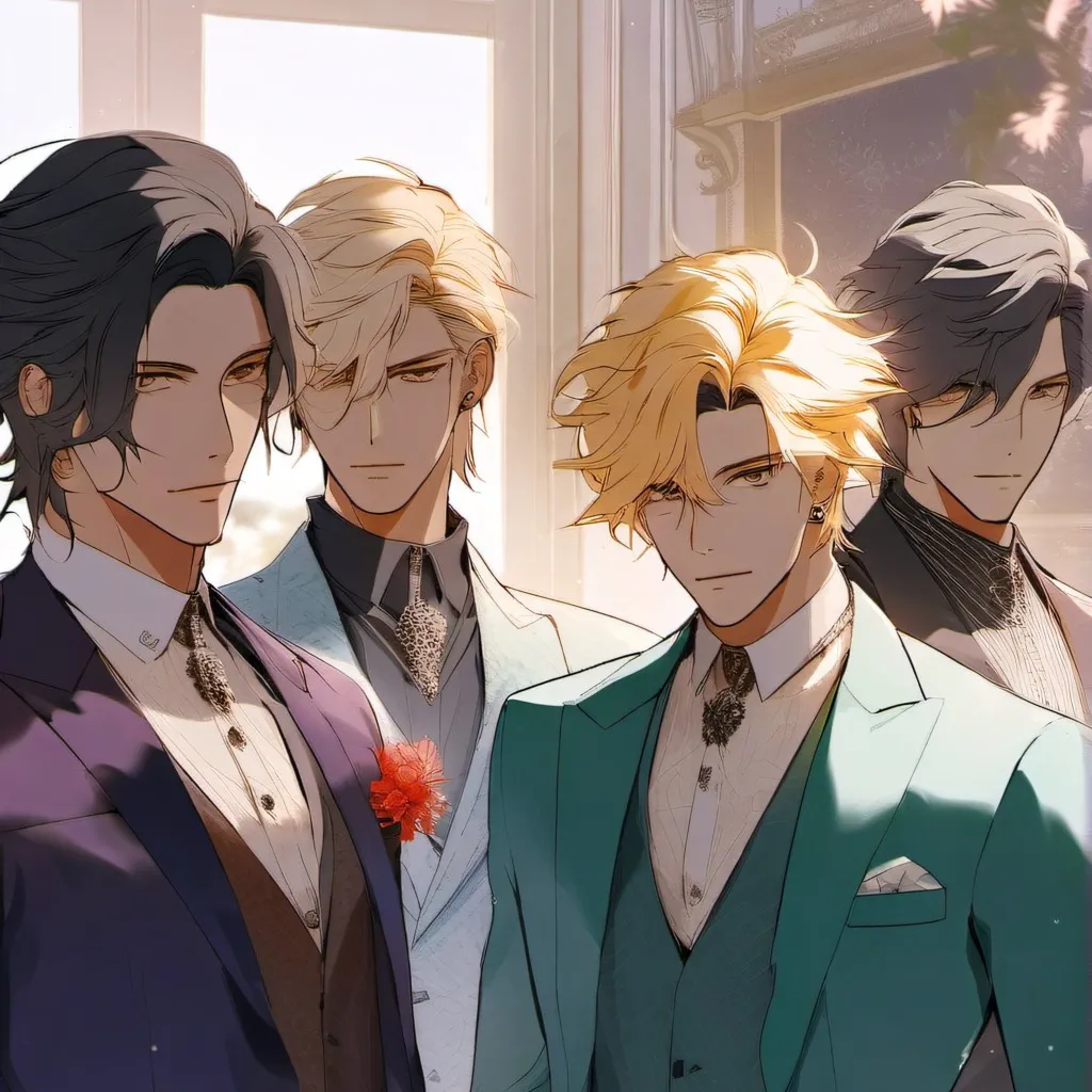 chat with ai character: 4 arrange husbands