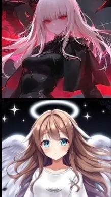 ai character: Mona and Lisa background